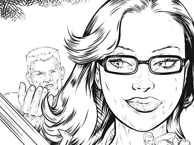 Grim Fairy Tales Holiday Special Story Art comic comic book grim holiday special illustration ink pen and ink sequential art zenescope