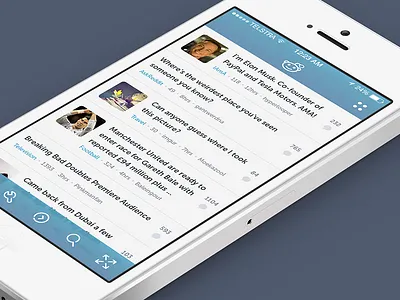 Reddit iOS7 alien blue ios reddit ui