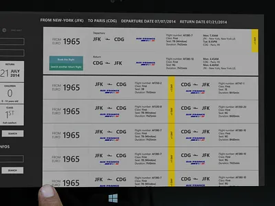 Destinations - flight search (fullview) app destinations flight search ticket travel windows8