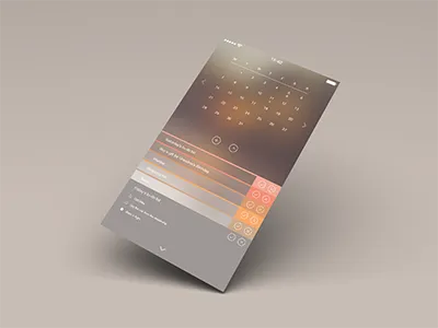 Reminders app blur clean flat igravertical ios7 reminders simple