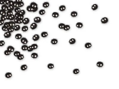 Susuwatari miyazaki my neighbor totoro soot spirited away