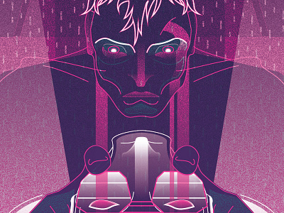 The Prodigal Son blade runner illustration texture