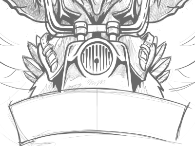 Eagle on a Harley sketch eagle freedom harley sketch