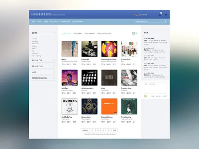 redesign concept concept music ui user interface web
