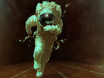 Hight stakes art astronauts hight stakes illustration