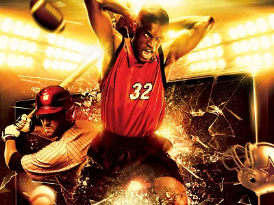 Game Zone basketball club flyer football game league live poster print sport template