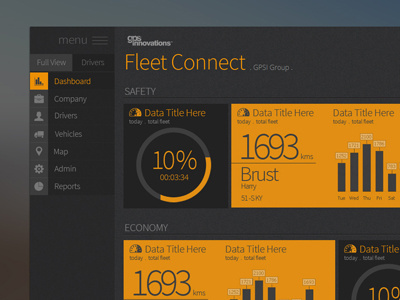 Fleet Connect - Web-based UI ui web ui