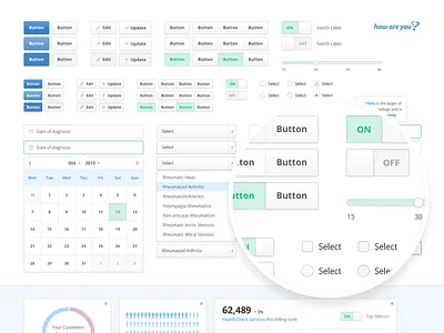 UI Library chart data health library medical ui user interface