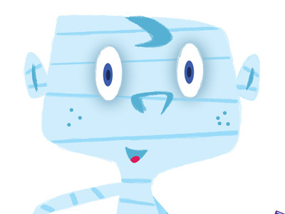 Mummy2 illustrator kids monster mummy photoshop