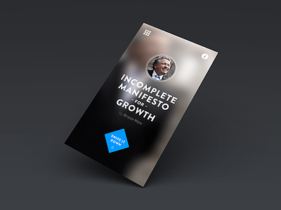 Incomplete Manifesto for Growth barcelona berlin bruce mau interaction design manifesto ui ux user interface design