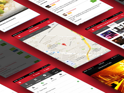 Zomato Mobile Site mobile site red responsive ui zomato