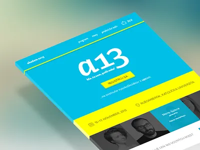 Conference Website conference flat home page landing page minimal web web design webdesign website