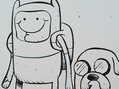 Jake And Finn analog art cartoons comics