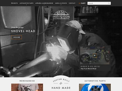 Metal Institution - Home automotive bikes cars choppers fabrication gate hot rod merchandise metal parts video welding