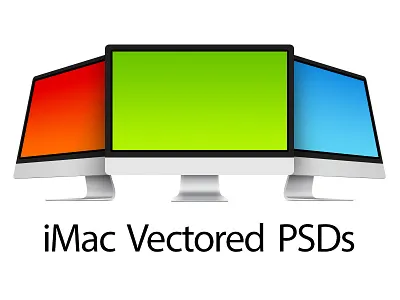 FREE iMac Templates apple computer display free freebie imac mock up monitor templates