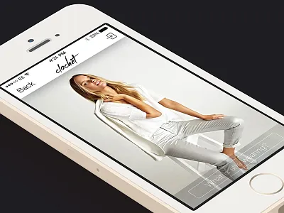 Wear Preview #3 clean fashion illustration ios7 photography product service startup walkthrough white