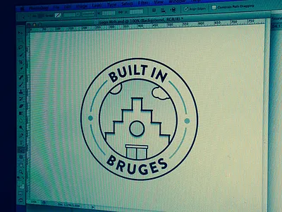 Built in Bruges Stamp bruges built in stamp
