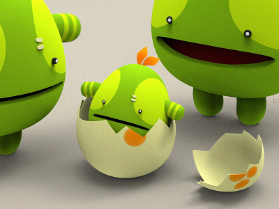 Cute characters 3d character fun illustration sculpt zbrush