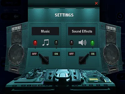 Deep Water Game Settings for MindLab Brazil :) controller dashboard deep effects game joystick microphone music settings submarine volume water