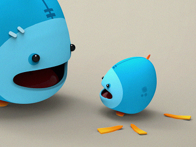 Ups... 3d character fun illustration sculpt zbrush