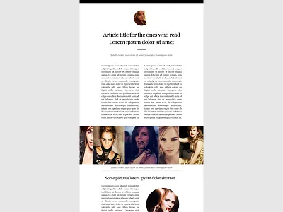 Article article clean elegant image rgrundig slider text typography