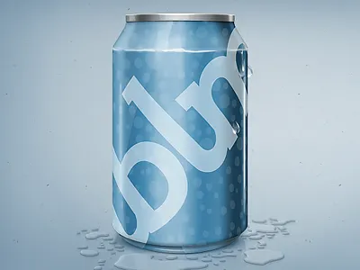 Tublme Icon blue can drops fresh icon mac