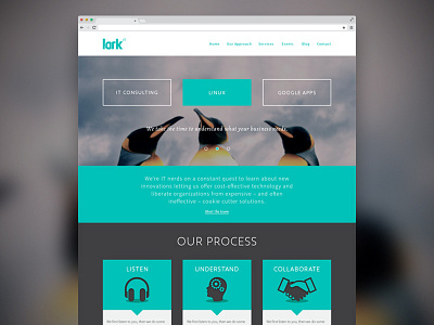 Homepage Mockup comp homepage interactive mockup process tech technology web webdesign website
