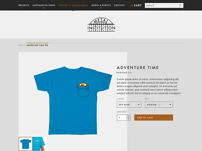 Metal Institution - Product Detail automotive cars choppers clothing fashion merchandise parts shop store tees