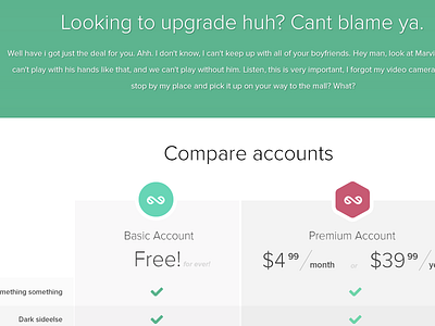 Enthuse Pricing Tables premium pricing tables website