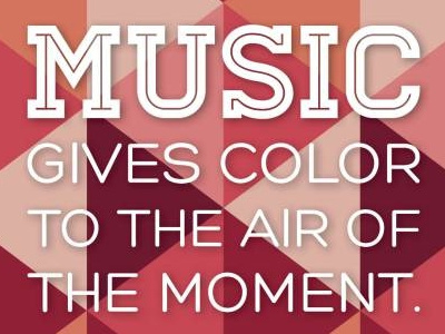 Music Quote design font graphic design music quote type typography
