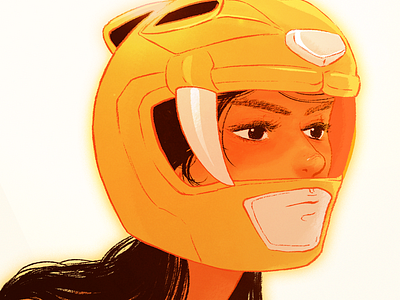 Yellow Ranger cosplay girl halloween power ranger woman yellow