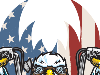 Eagle on a Harley vector eagle freedom harley sketch vector