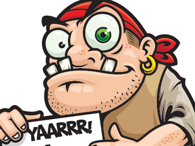 Pirate Shipmate illustration pirate scary shipmate sign