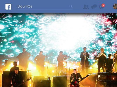 [FREEBIE] FB Artist Concept artist facebook flat free freebie minimal psd sigur ros ui user interface ux
