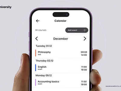 UULA — Modern University Platform app branding design education ui ux