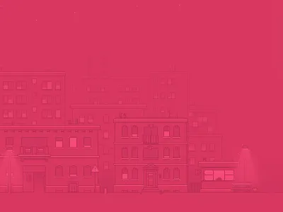... and header (wip) building city illustration web