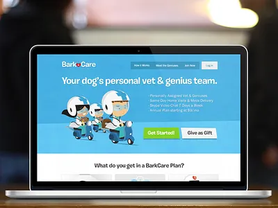 WebDesign - BarkCare design web