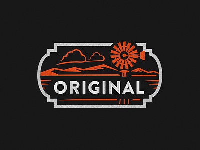 OG badge branding illustration stamp