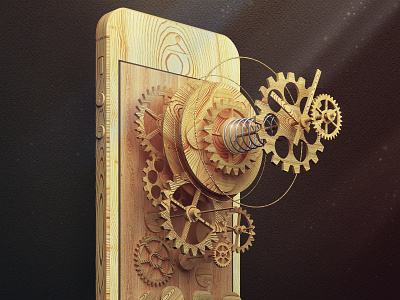 Woodpunk apple application appstote design details interface ios7 skevomorphism ui ux