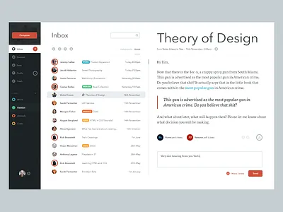 The Pony Express Mail app application clean email flat icon icons mail minimal ui web
