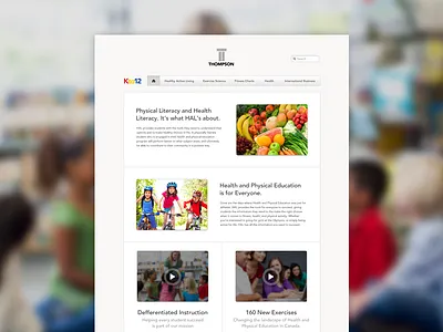 Kto12 Homepage - Thompson Publishing books clean home landing page publisher publishing ux