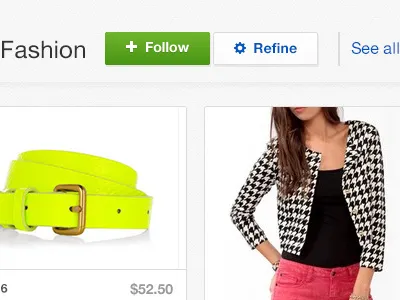 eBay Interest Page e commerce ebay feed social