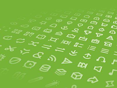 Jericon Mini [full set] 16px ai glyph icon minimal sharp vector