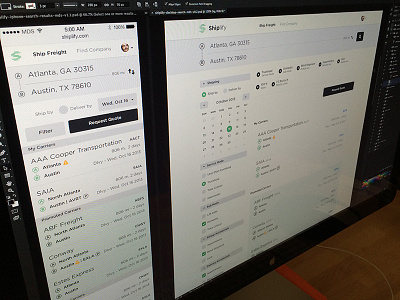 Responsive - Mobile/Desktop flat gotham rounded ios 7 iphone list mobile responsive search ui