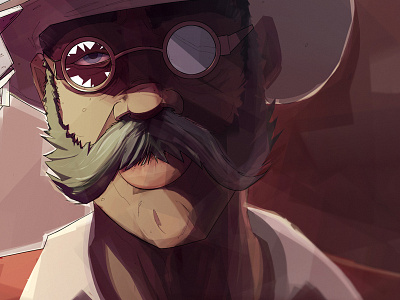 Sir Hammerlock digital illustration paint