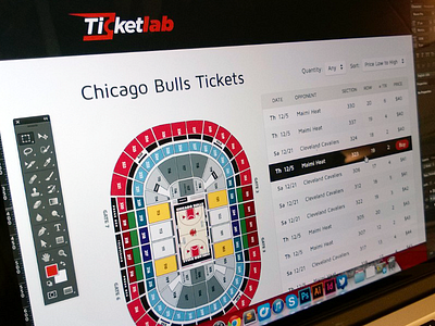 Ticketlab Results Update results search sports tickets ui ux web