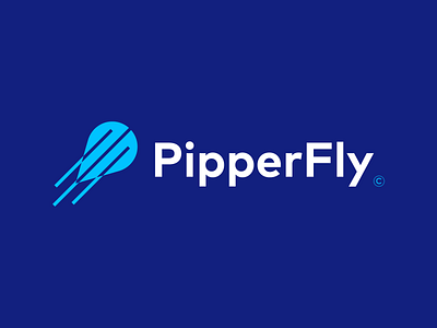 PipperFly Logo design animation app bold brand brand identity branding design graphic design icon illustration logo logo design logo mark minimal modern pipperfly typography ui ux vector