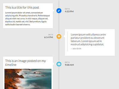 Se7en Timeline admin bootstrap 3 clean minimal se7en theme themeforest timeline