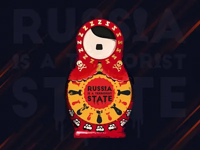 300 days of terror nesting doll russia russian doll stacking dolls support ukraine terror terrorist state ukraine матрешка