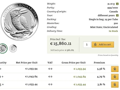 Product page buy e commerce gold magento product shop silver